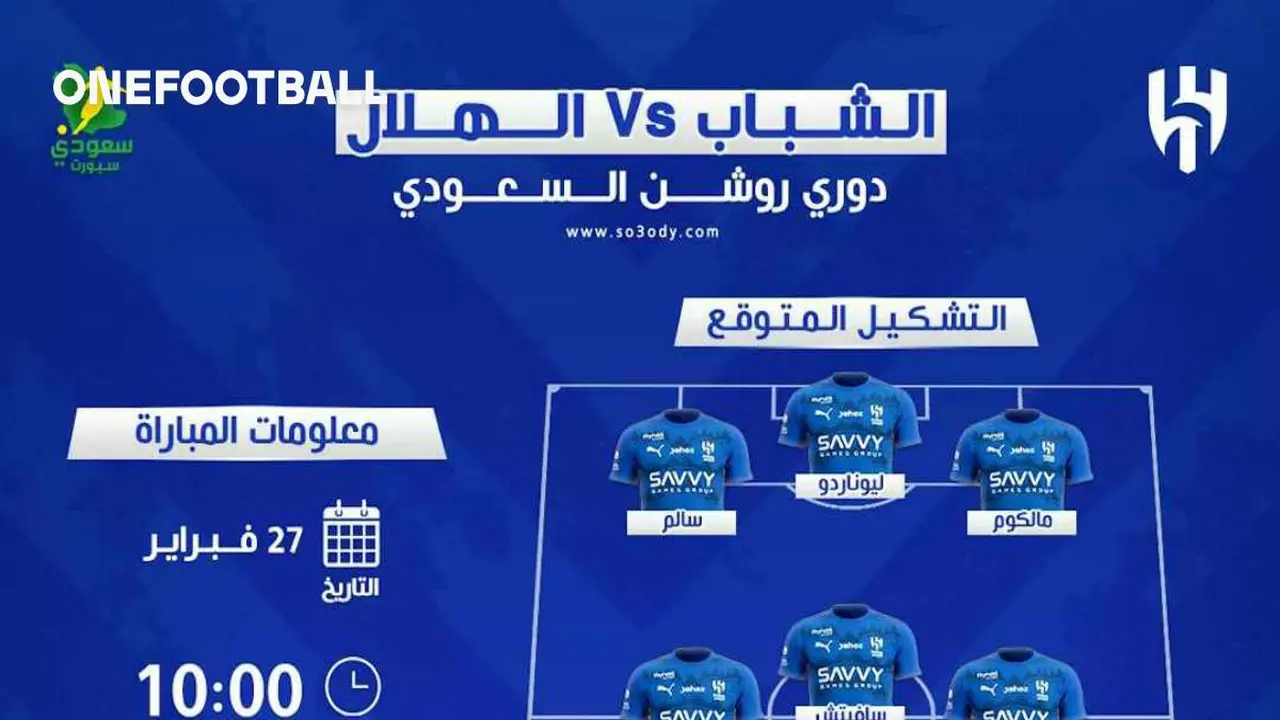 توقيت انطلاق ديربي الرياض بين الهلال والشباب ضمن منافسات الجولة 24 بالدوري